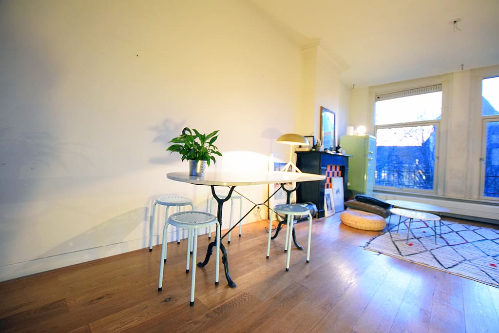 The living room is very spacious
