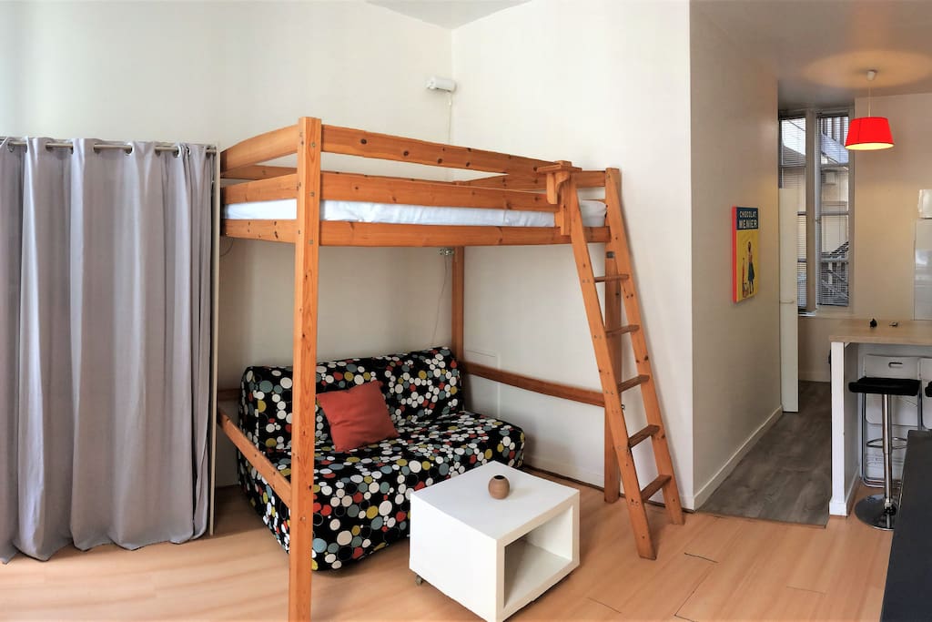 Lit doucle mezzanine + BZ double