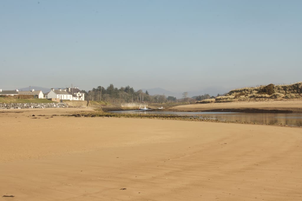 Inver beach and Inver village