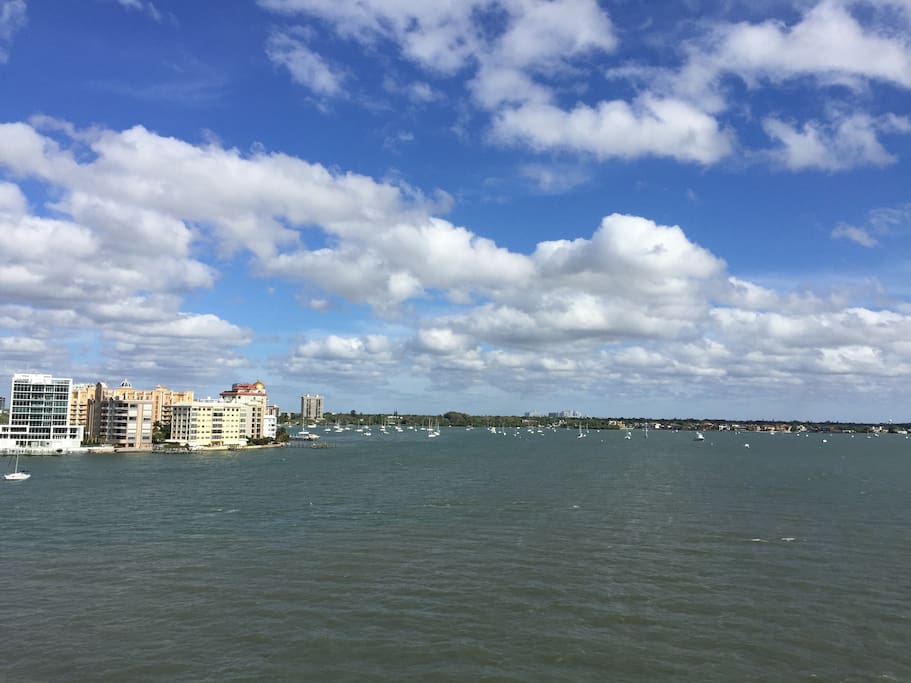 View from the bridge to St. Armand's Circle