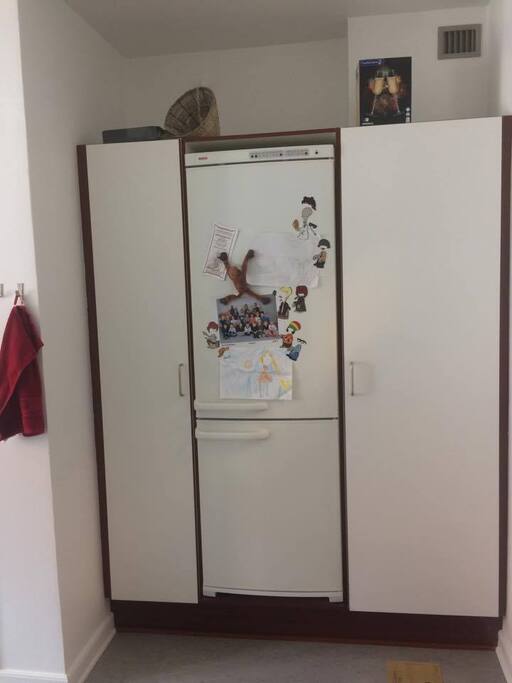 Fridge and freezer