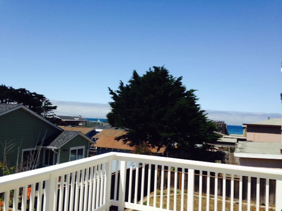 Views of the Ocean from the private deck