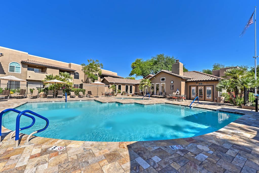 Beat the heat by taking a dip in the community pool!
