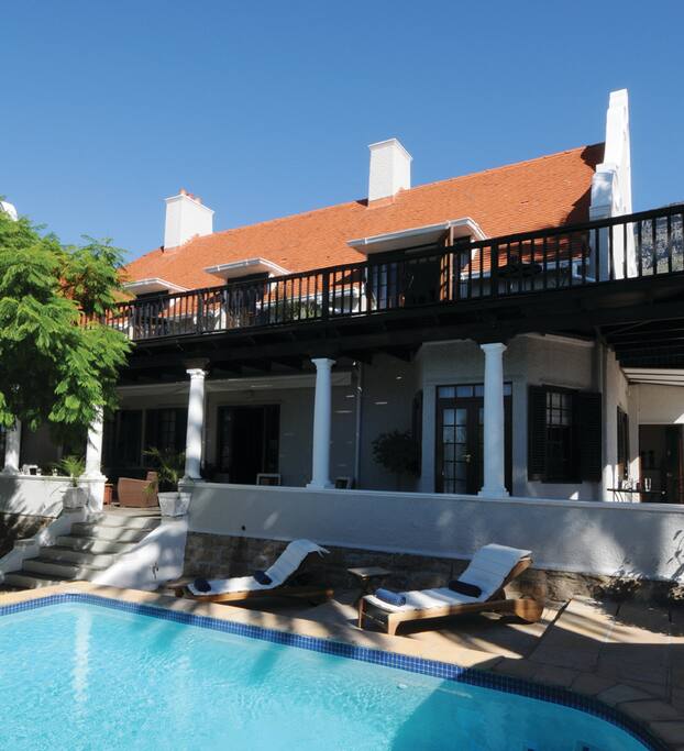 The "Stoep" or veranda will provide a nice area for a complimentary evening drink to relax after a day of sightseeing, travel or work.