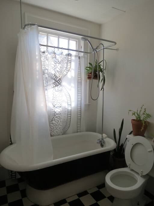 Your own personal bathroom right next to your bedroom, complete with bath salts and candles for your relaxation.