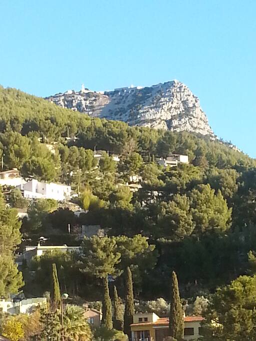 Vue depuis le balcon côté salon