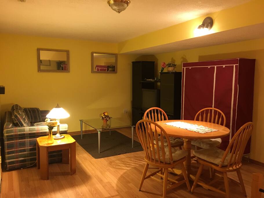 Living and dining room