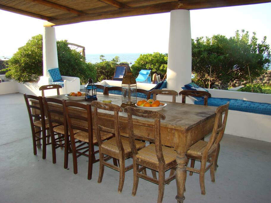 Sea view from outside terrace