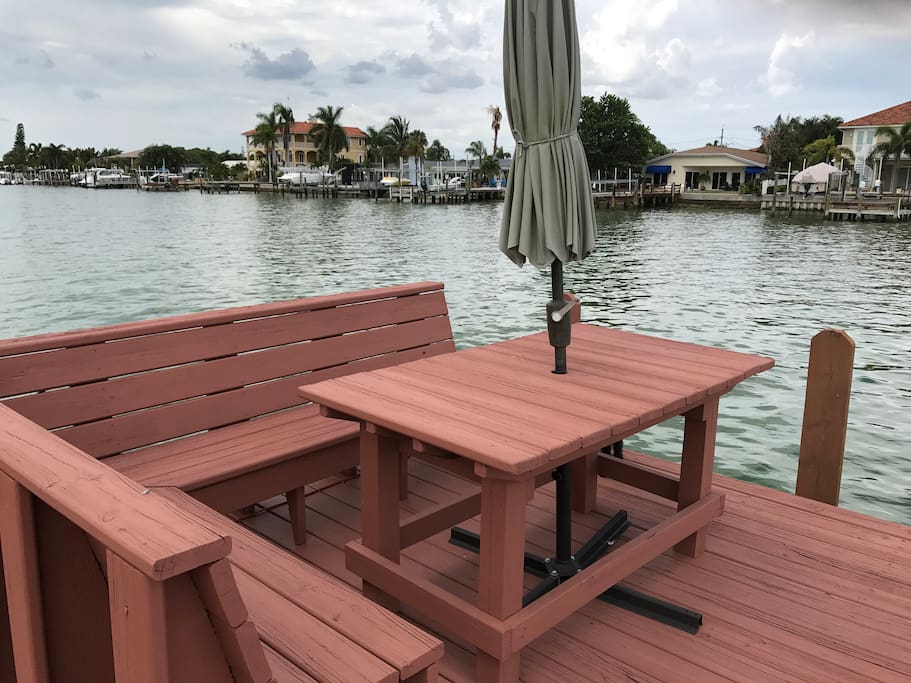 Table on Dock