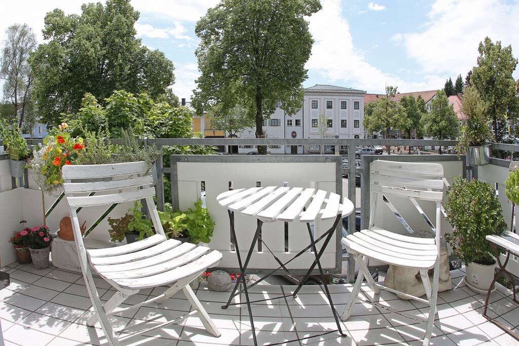 Balkon Richtung Süden