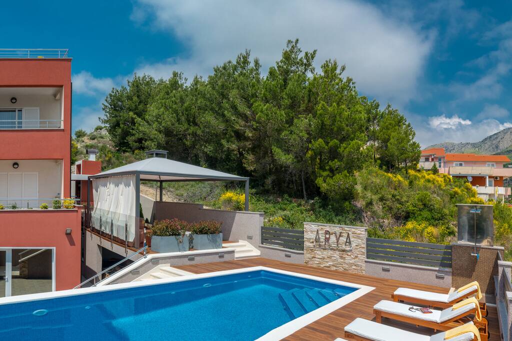 Swimming pool area.