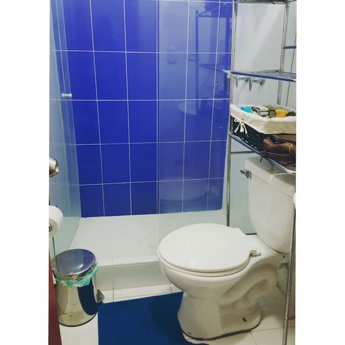 baño privado para los huéspedes.