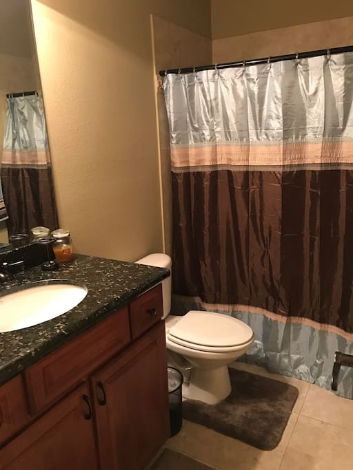Private Guest Full Bathroom, bottom floor