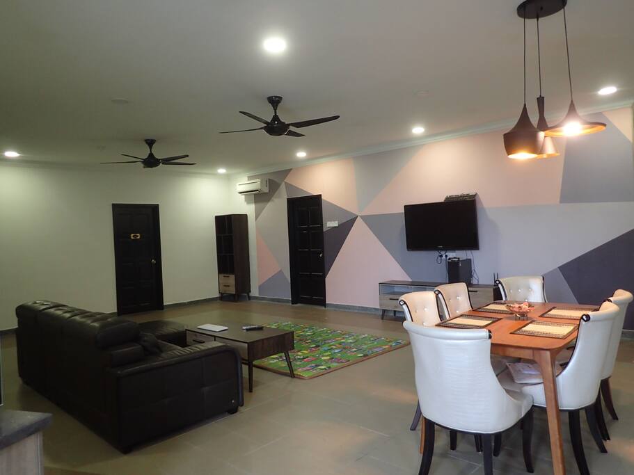 Big living room with sofa
