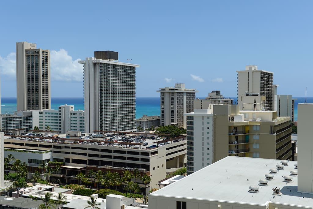 View from the balcony