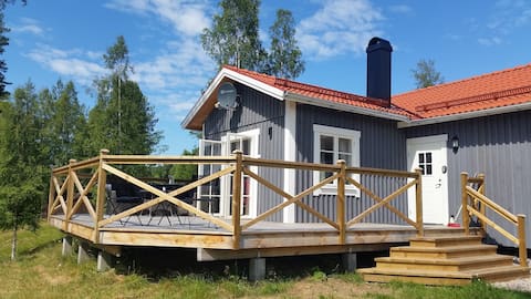 Modern cottage close to ski tracks in Oxberg, Mora