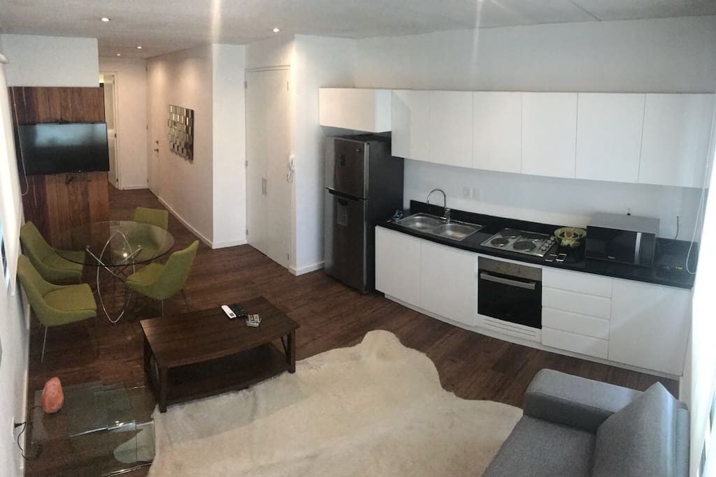 Sala de estar y cocina