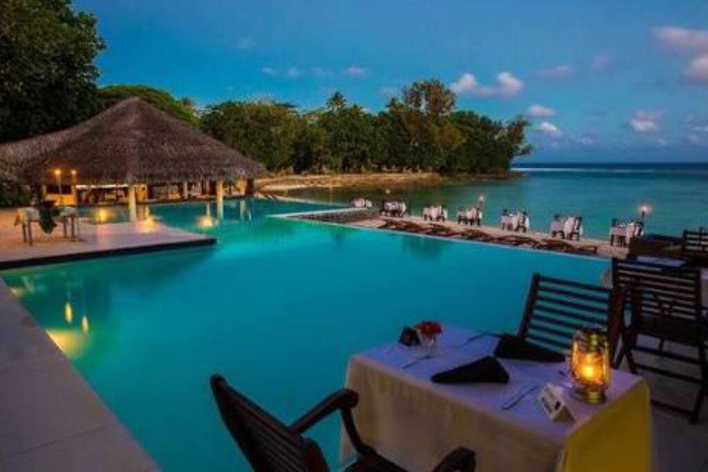 Serenity by the infinity pool