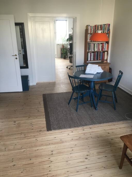 The living room - just renovated with double french door