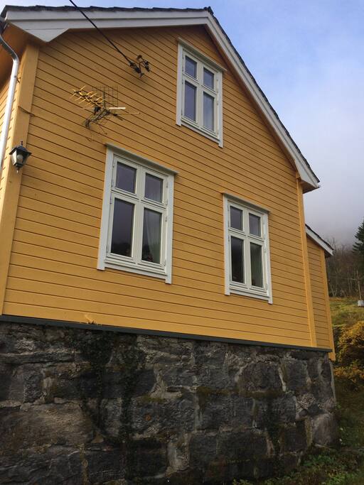 Østsiden av huset