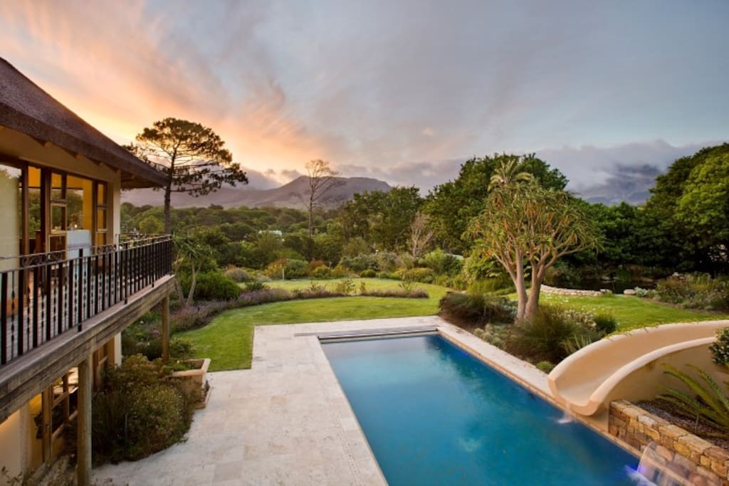 The view from the main patio