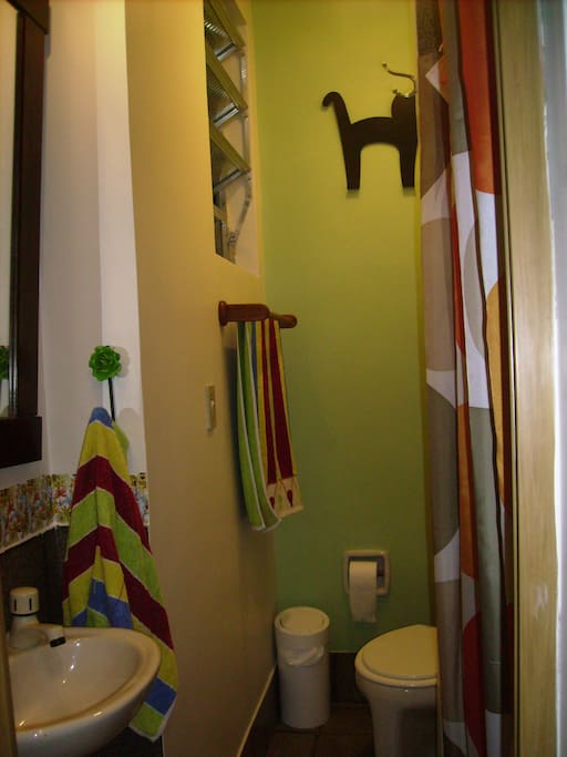 o banheiro da suite