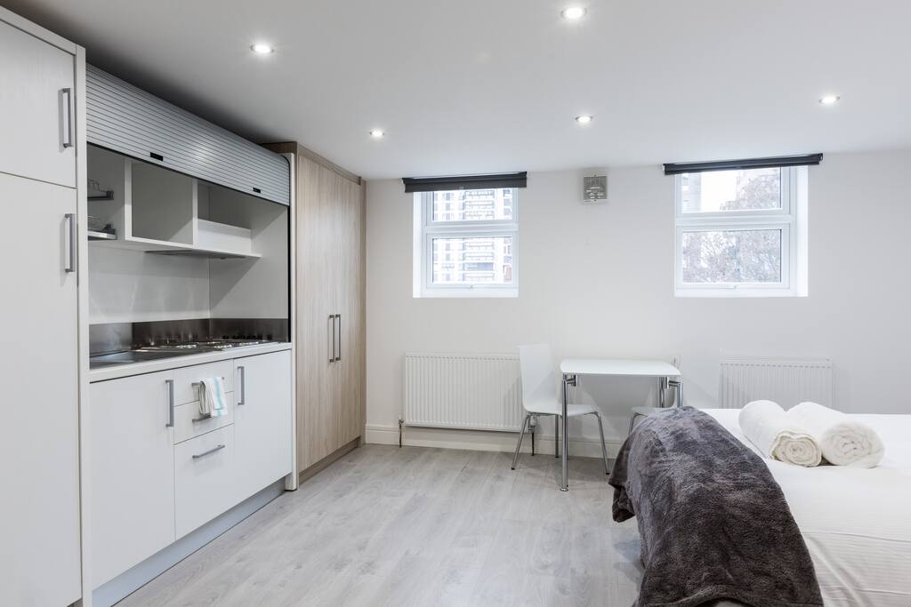 spacious studio