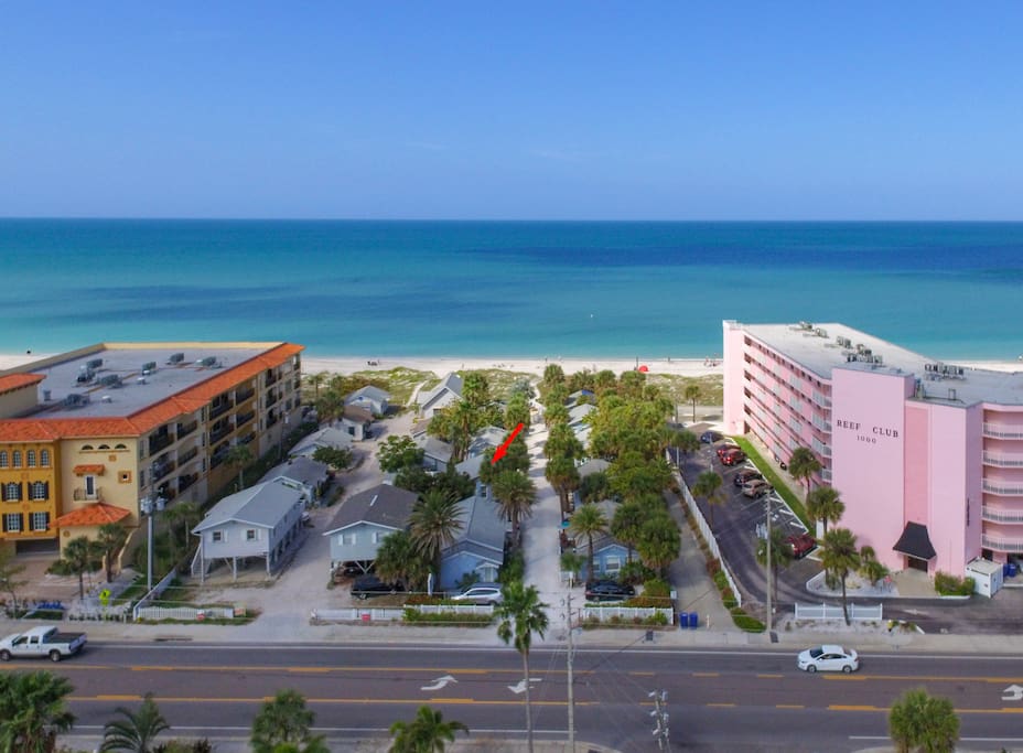 Aerial View to Beach