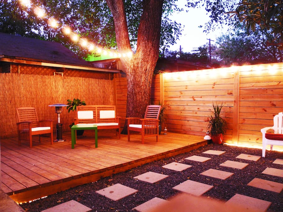 Back yard hangout area!