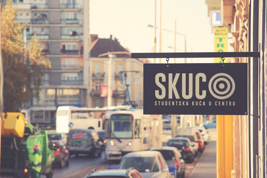 Street sign, so you can find us more easily...