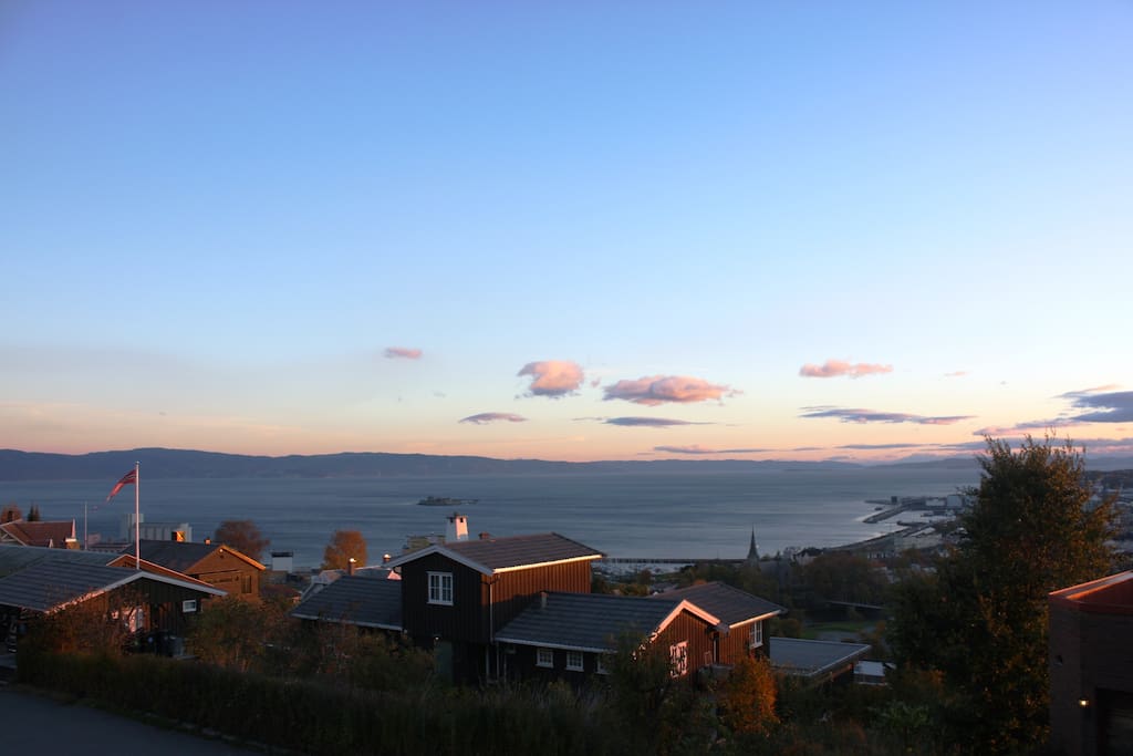 But I can promise you an excellent view of the city of Trondheim.