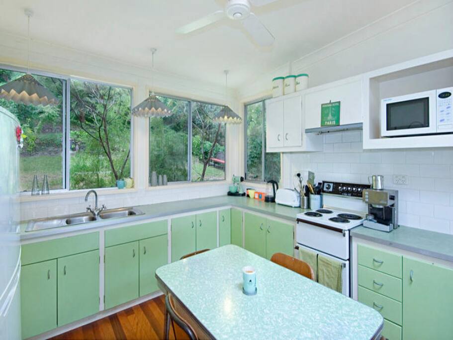 Funky retro kitchen
