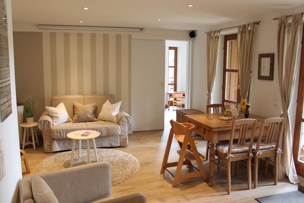 Unsere moderne und helle Ferienwohnung.