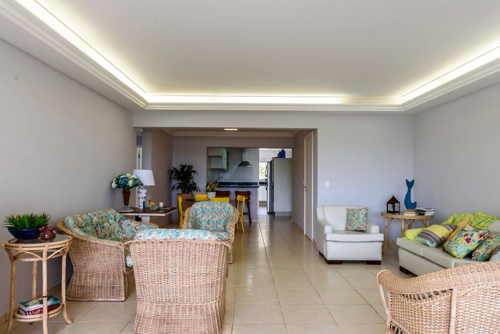Sala e Cozinha vistas da varanda
