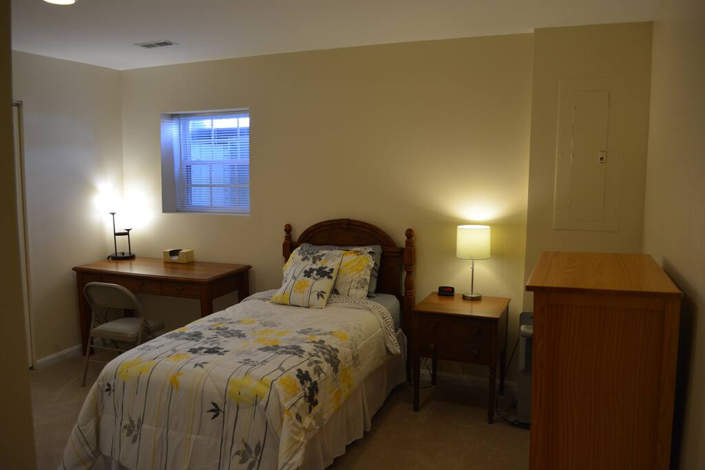 A room with the comforts of home