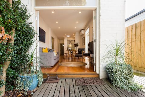 Popular Airbnb listing: Victorian Terrace House in vibrant Collingwood in Collingwood