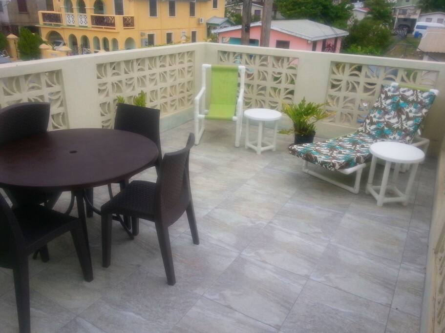 Rooftop Deck perfect for star gazing