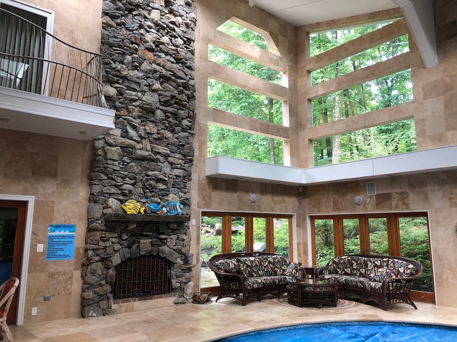 Soaring Stone Fire Place