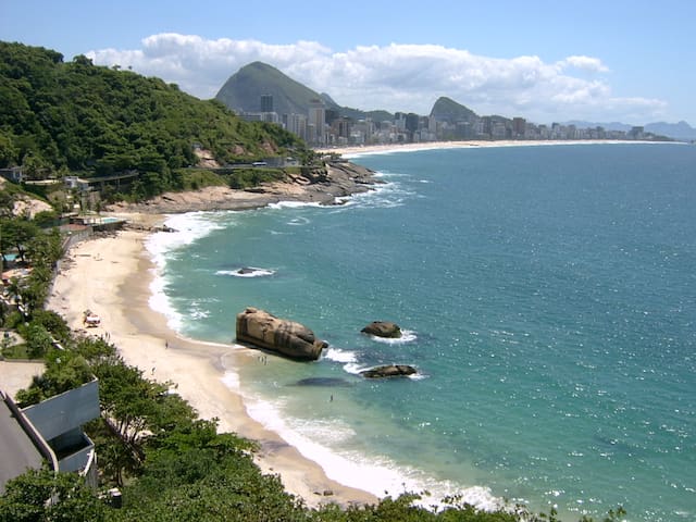 Right in front of the beach in Rio!