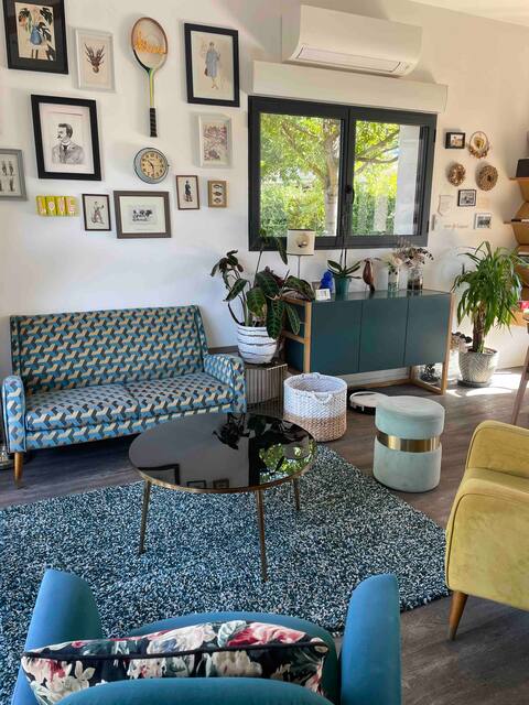 House 5 min from Groupama Stadium/LDLC. Eurexpo