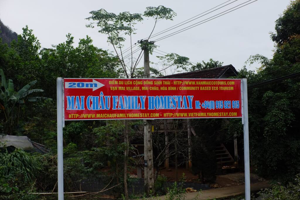 Sign out front from southern direction