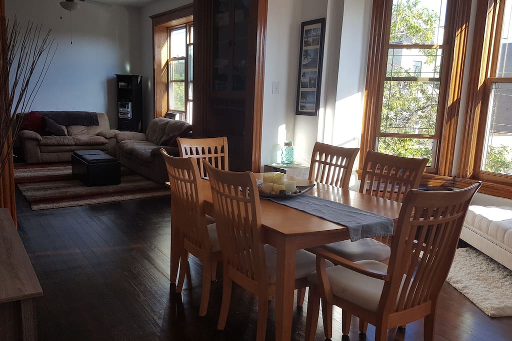 Dining Room. Spacious floor plan flows into Living Room.