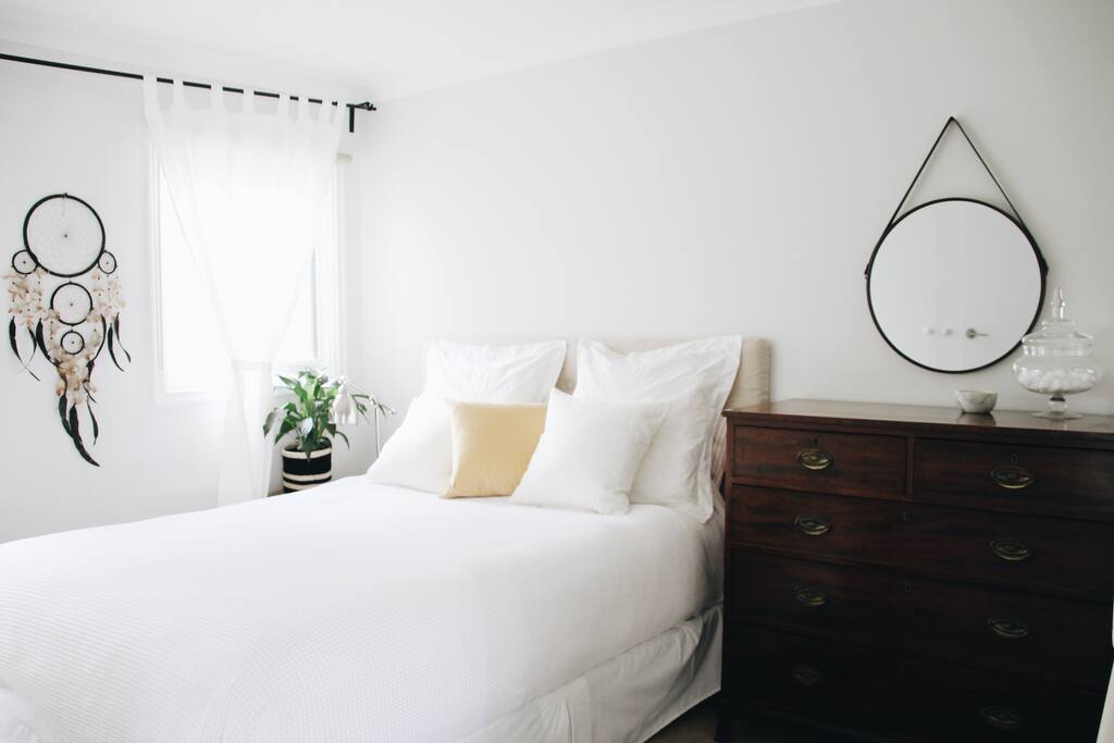 Float on a cloud. Queen pillow top luxury mattress