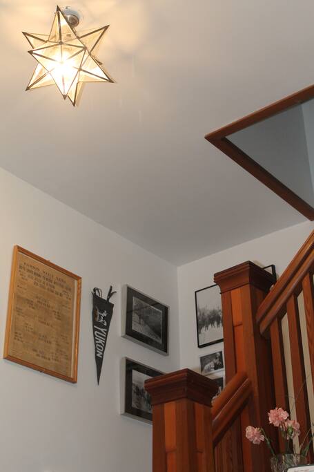 Stairway leading to 2nd storey suites