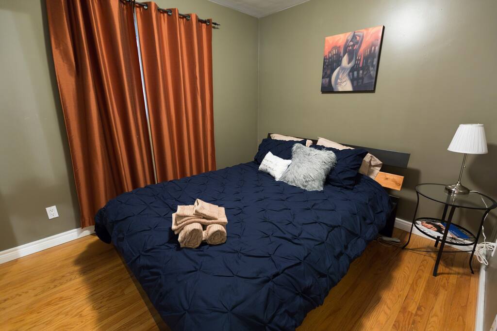 Queen Bedroom Navy