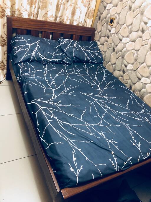 Second bedroom with a double bed.