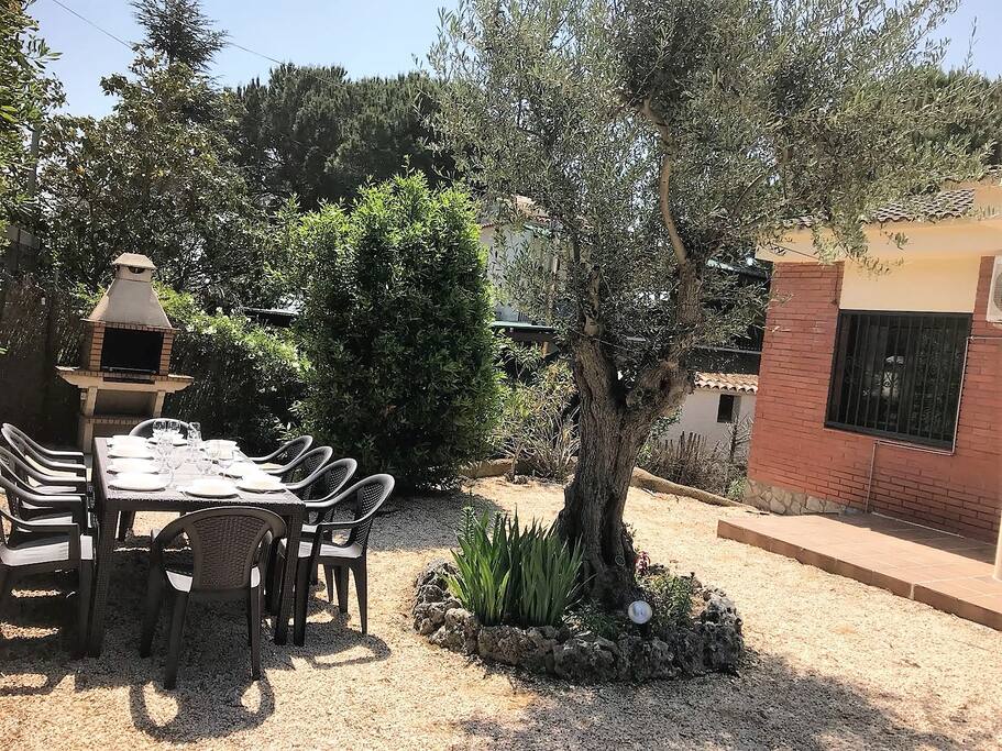 Jardín barbacoa
