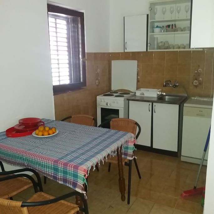 Kitchen with dinning space
