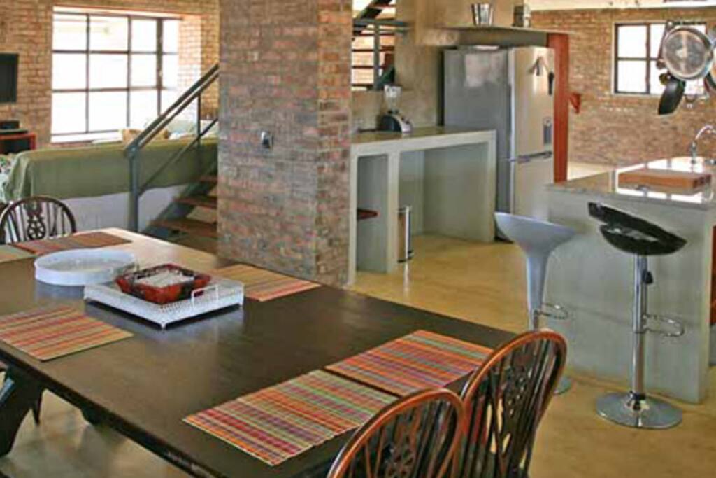 Comfortable open plan living area