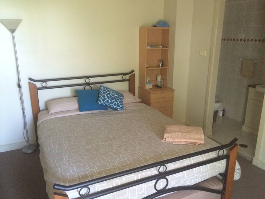 Spacious room with ensuite.
